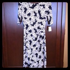 Navy and white summer dress!